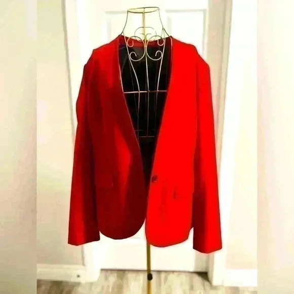 Suzy Shier One-Button Blazer With Back  Slit - Picture 1 of 5